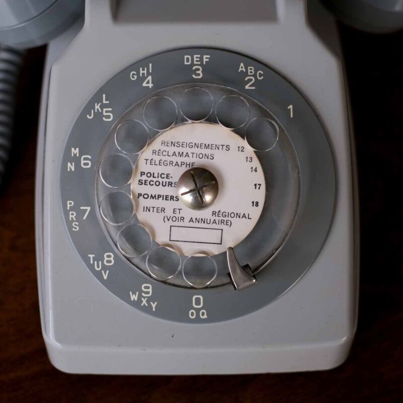 Vintage Çevirmeli Telefon ROM79