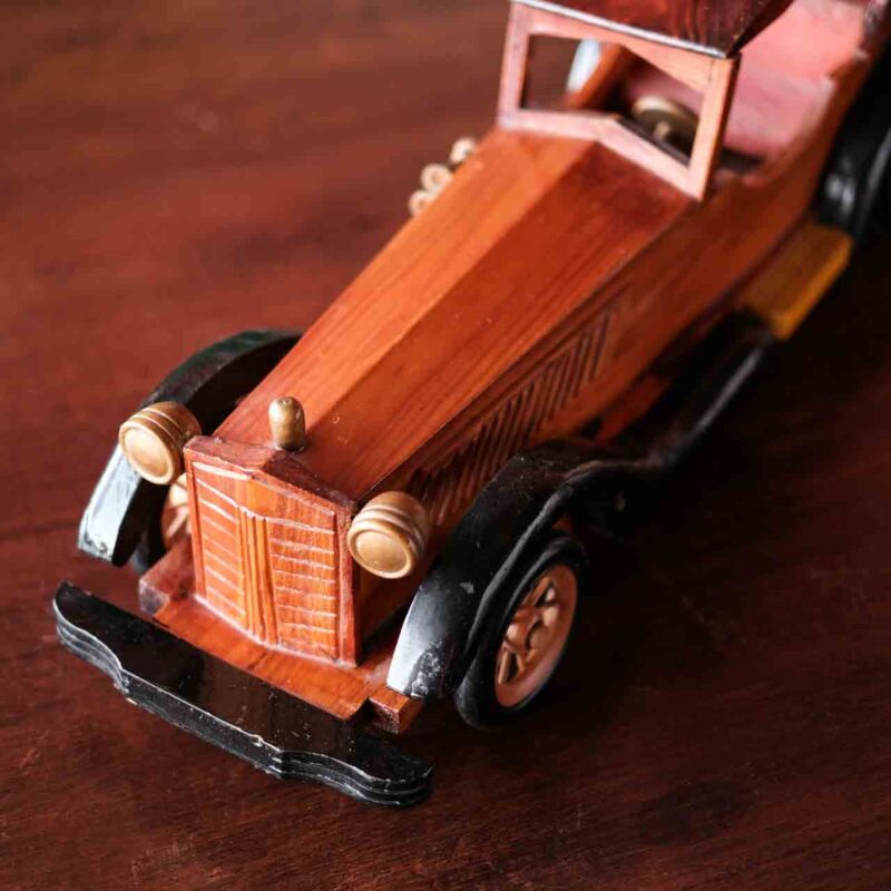 Vintage Dekoratif Ahşap Araba DUT59