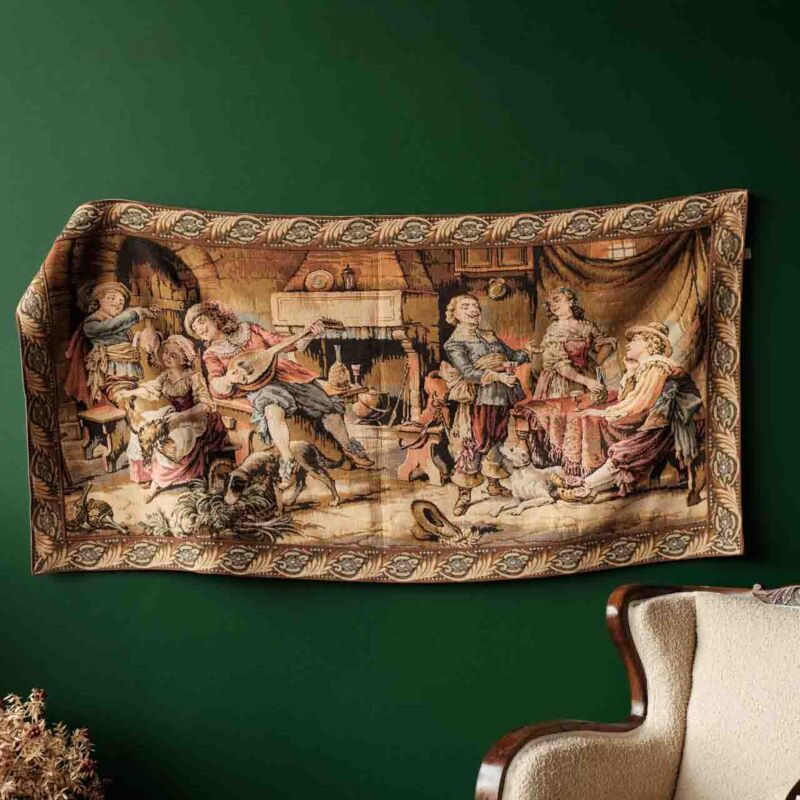 Vintage Duvar Dekorasyonu Tapestry RAR42