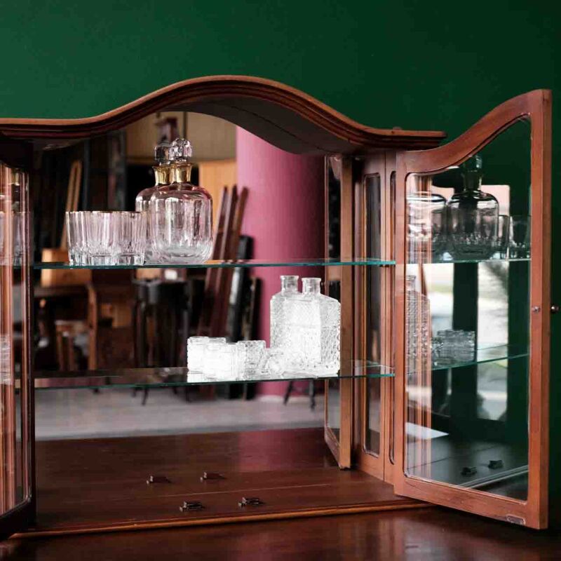 Vintage Duvar Vitrini AVE39