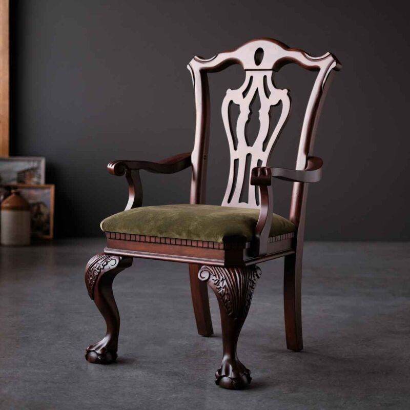 Vintage Kolçaklı Sandalye MOP98