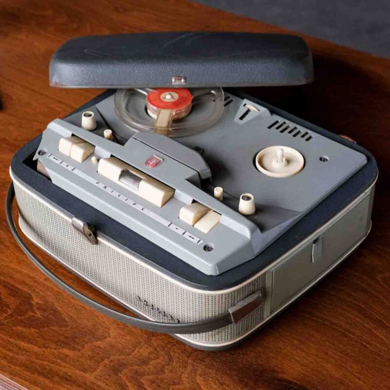 Vintage Philips Ses Kayıt Cihazı FOV37