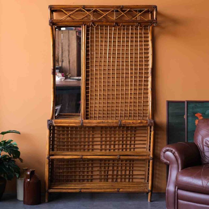 Vintage Rattan Vestiyer MAN85