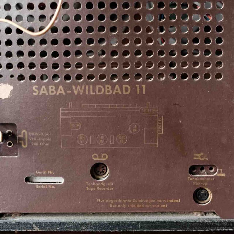 Vintage Saba Radyo RAR22