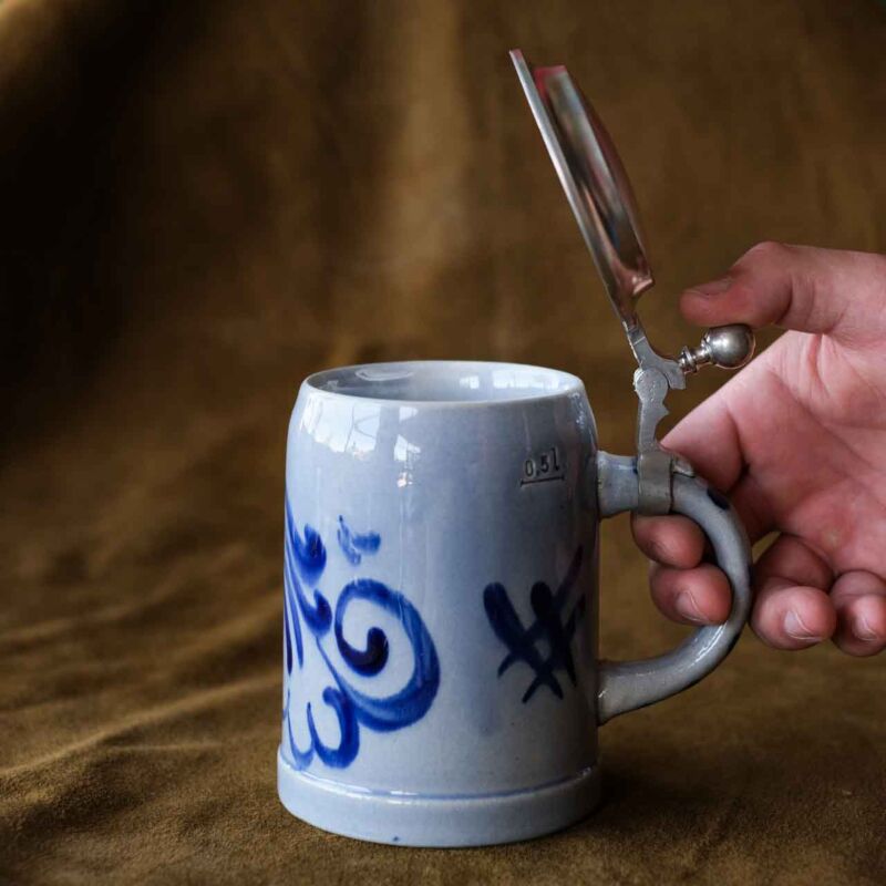 Vintage Seramik Bira Bardağı MAN6