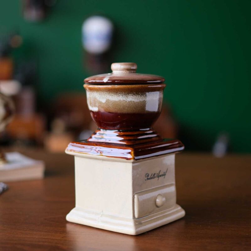 Vintage Seramik Kahve Kavanozu JOM31