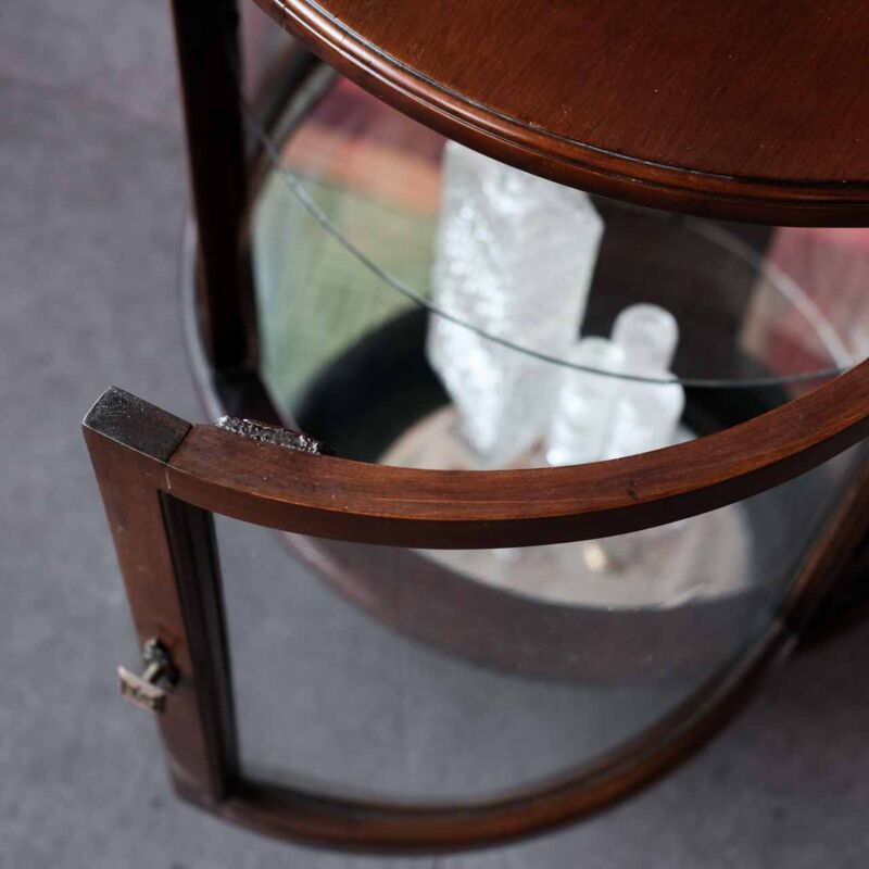 Vintage Yuvarlak Vitrin AVE3