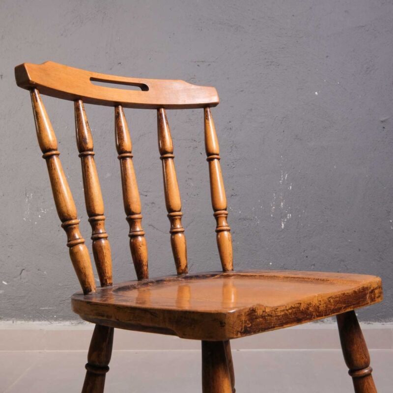 Vintage Ahşap Sandalye FLG