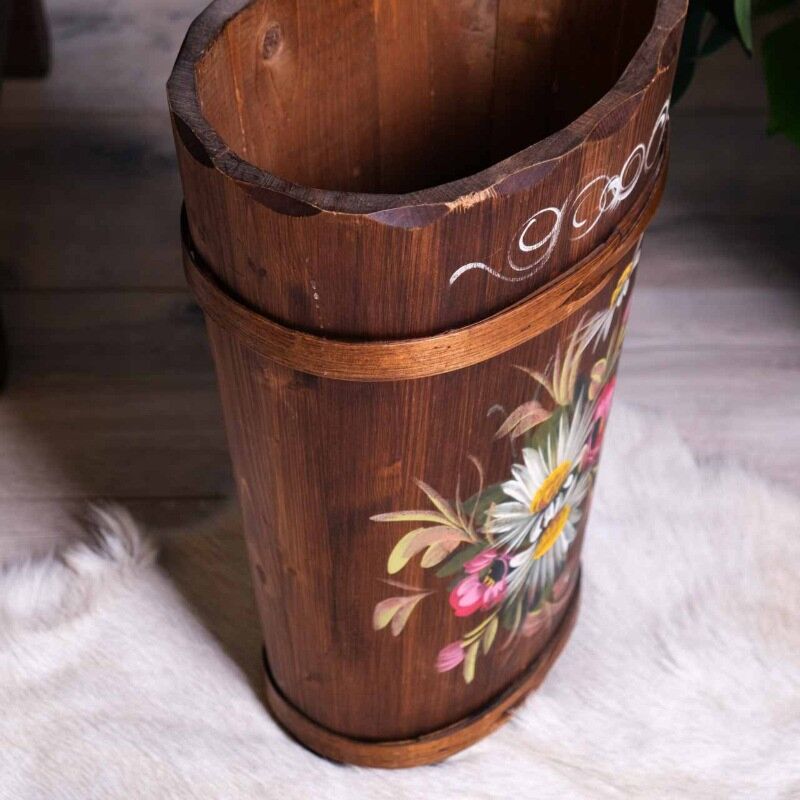 Vintage Ahsap Semsiyelik BED9