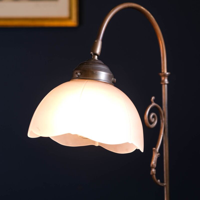 Vintage Bronz Masa Lambası KOZ8