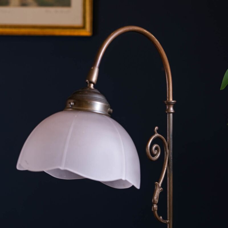 Vintage Bronz Masa Lambası KOZ8