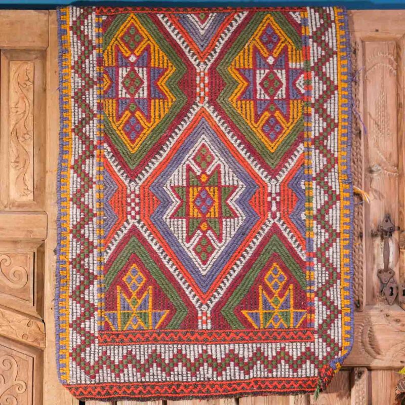 Vintage El Dokuma Kilim 204 NOR47