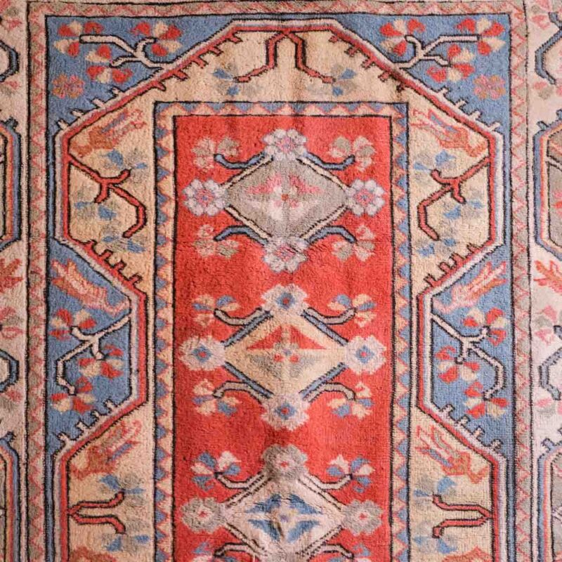 Vintage El Dokuma Milas Halı 222