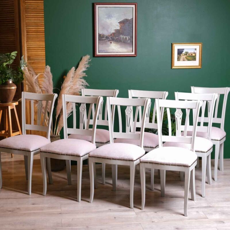 Vintage Sandalye Takımı (8 adet) MF49J