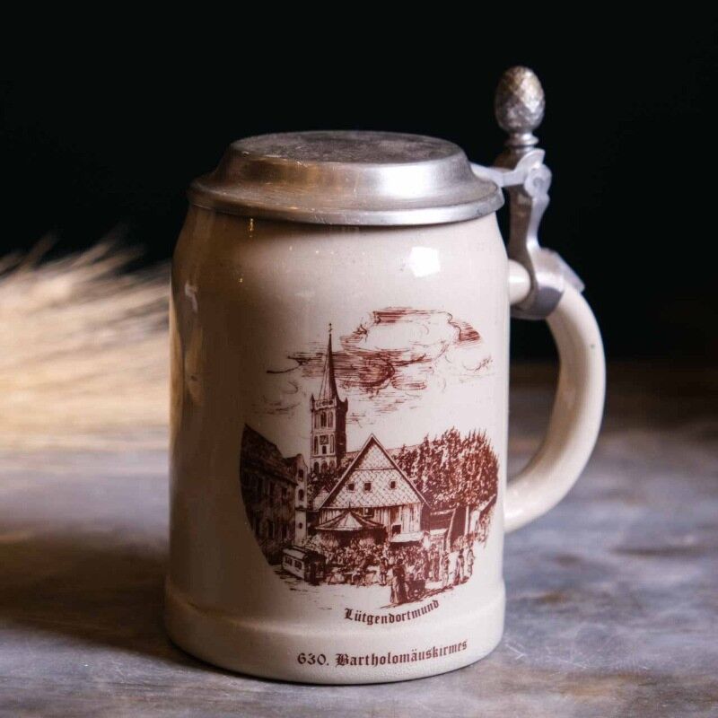 Vintage Seramik Bira Bardağı KOH1