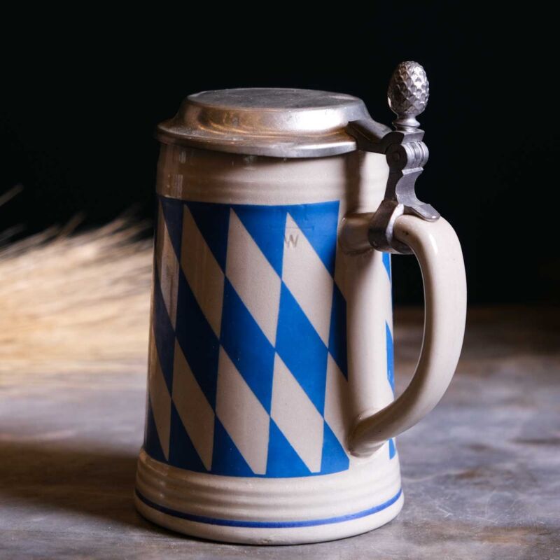 Vintage Seramik Bira Bardağı KOH10