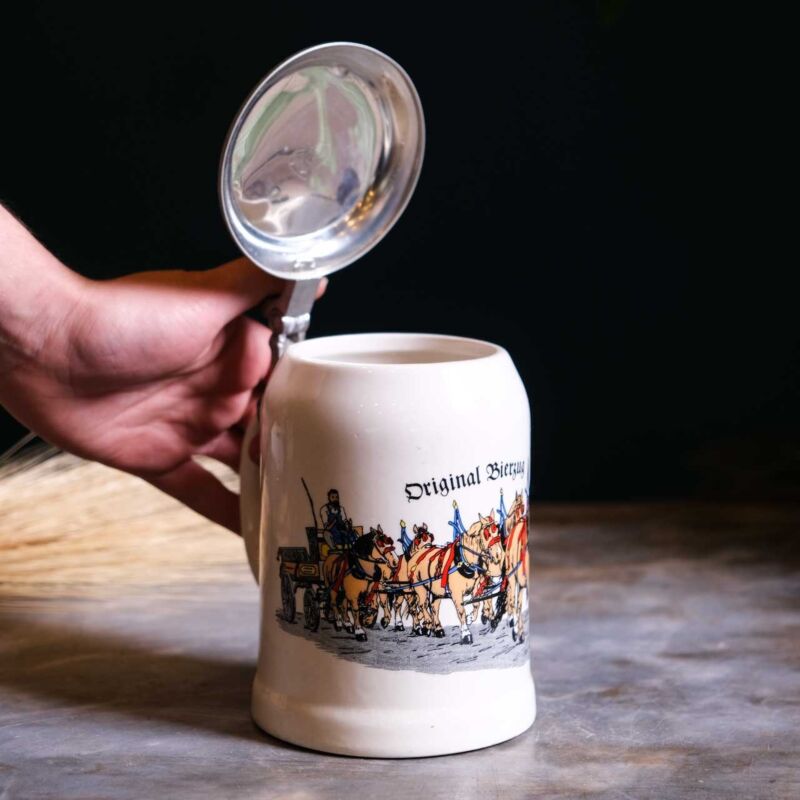 Vintage Seramik Bira Bardağı KOH5
