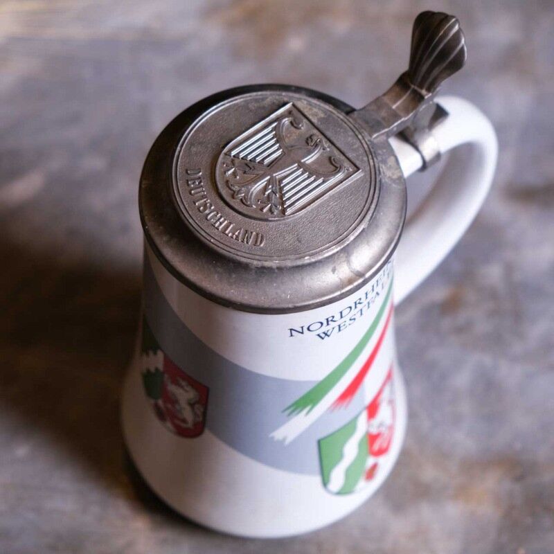 Vintage Seramik Bira Bardağı POS1