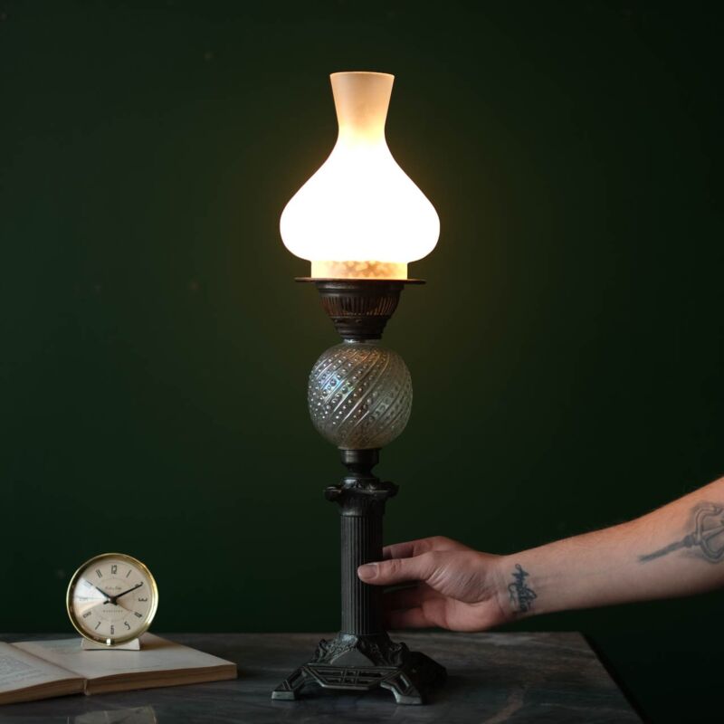Vintage Bronz Abajur FIN29
