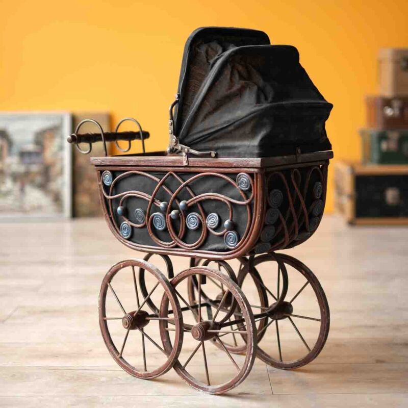 Vintage Oyuncak Bebek Arabası 5 MİT87
