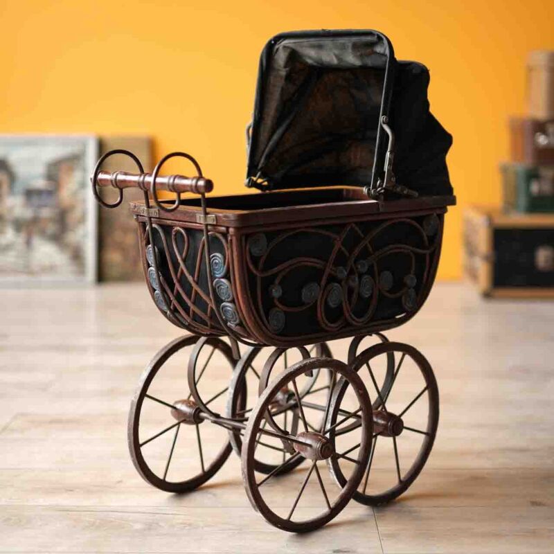Vintage Oyuncak Bebek Arabası 5 MİT87