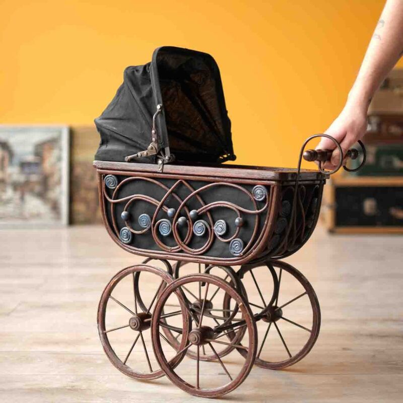 Vintage Oyuncak Bebek Arabası 5 MİT87