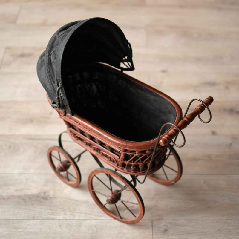 Vintage Oyuncak Bebek Arabası 6 MİT88