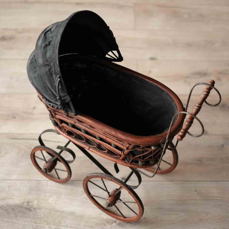 Vintage Oyuncak Bebek Arabası 7 MİT89