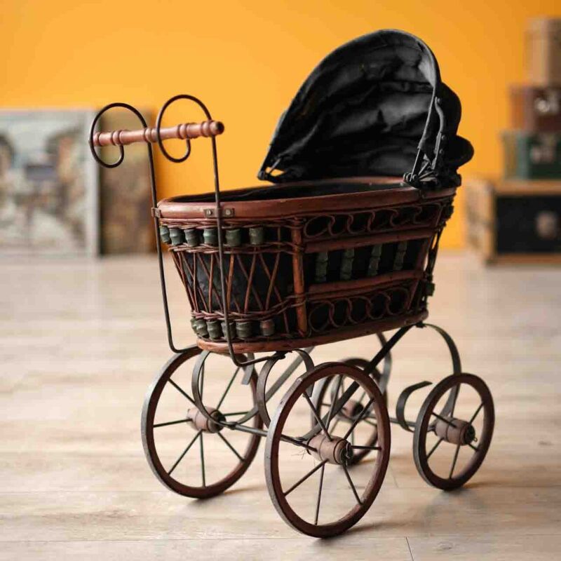 Vintage Oyuncak Bebek Arabası 7 MİT89