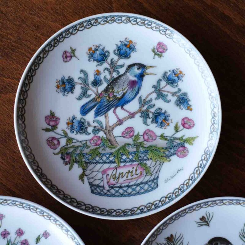 Vintage Porselen Duvar Tabağı  GUB10