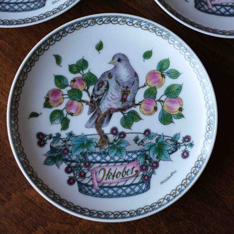 Vintage Porselen Duvar Tabağı  GUB10