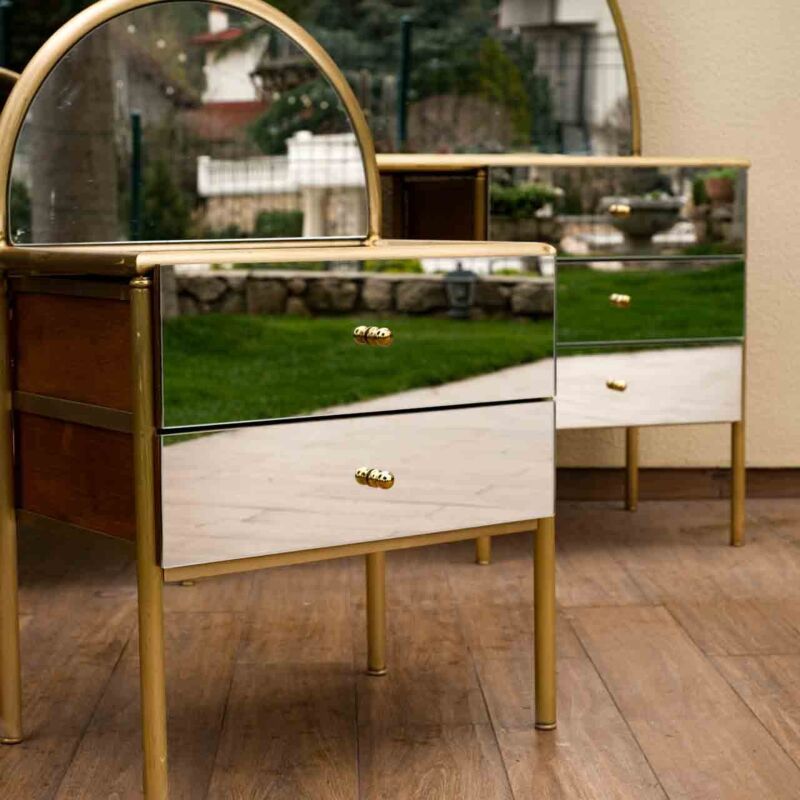 Vintage Tuvalet Masası ve Komodin WED39