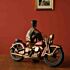 Dekoratif Retro Motorcu YEW77