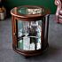 Vintage Yuvarlak Vitrin AVE3